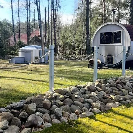 Agro Breza Nad Samym Jeziorem- Sauna Ogrodowa Lodge Lipusz