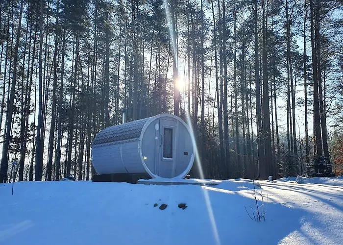 Jaktstuga Agro Breza Nad Samym Jeziorem- Sauna Ogrodowa