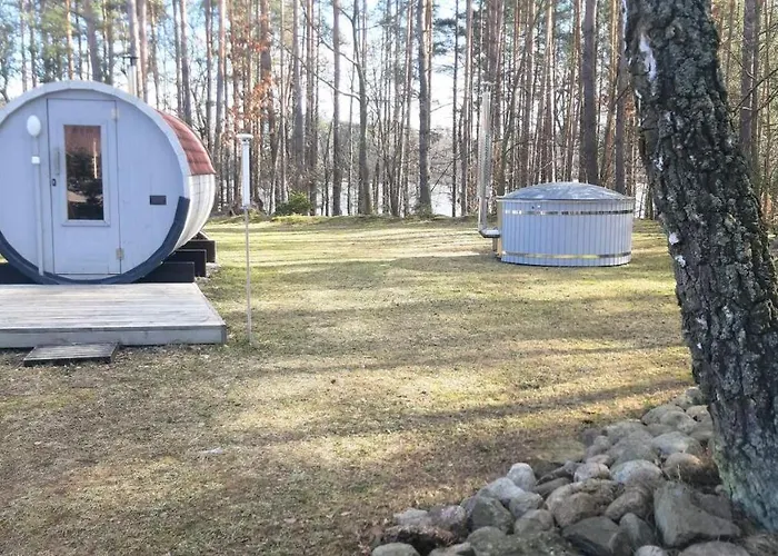 Jaktstuga Agro Breza Nad Samym Jeziorem- Sauna Ogrodowa