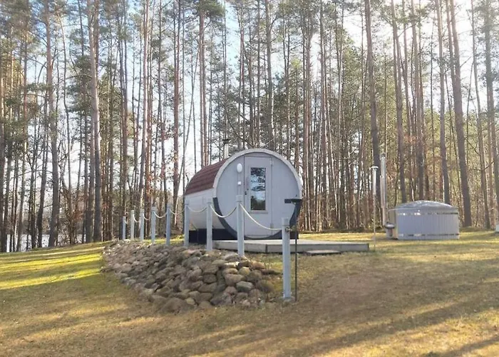 Agro Breza Nad Samym Jeziorem- Sauna Ogrodowa Jaktstuga *