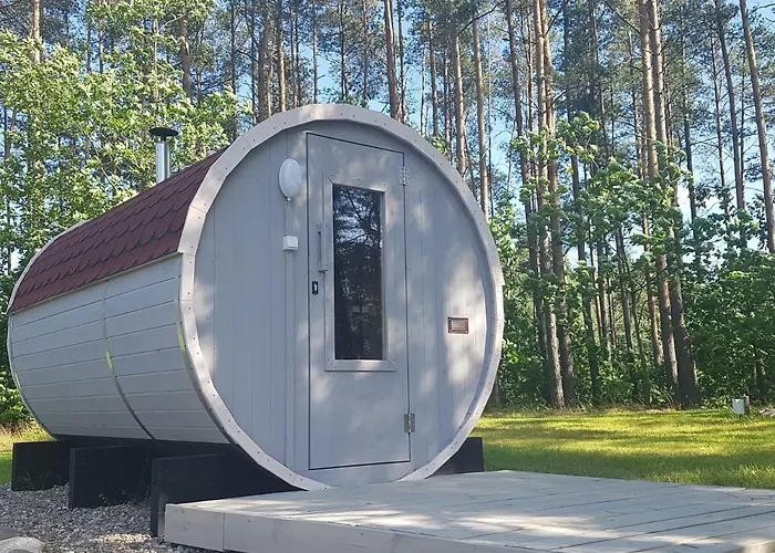 Agro Breza Nad Samym Jeziorem- Sauna Ogrodowa Jaktstuga